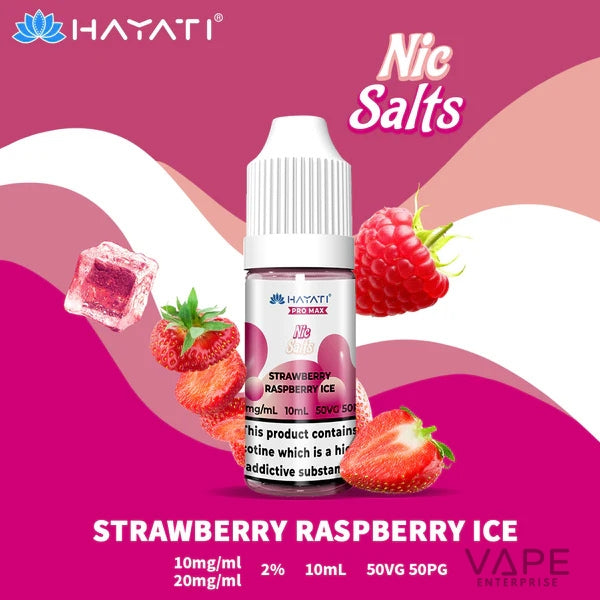 Hayati Pro Max Fresh Nic Salt
StrawberryRaspberryIce