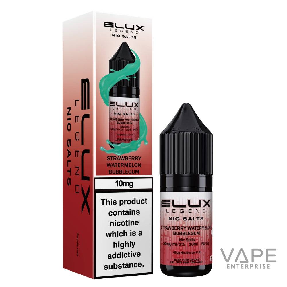 Ellux Legend Nic Salts
Strawberry Watermelon Bubblegum