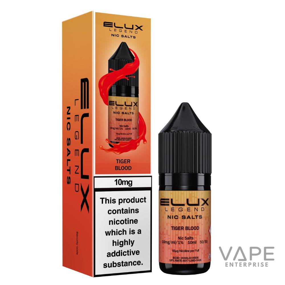 Ellux Legend Nic Salts
Tiger Blood