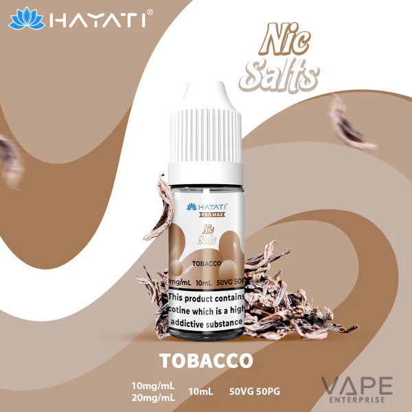 Hayati Pro Max Fresh Nic Salt
Tobacco