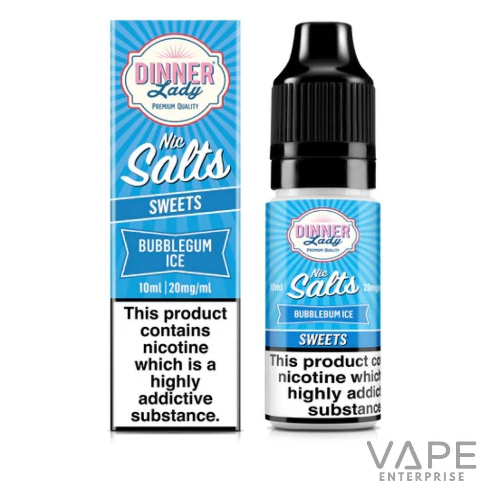 Dinner Lady Nic Salts
Bubblegum Ice 20mg
