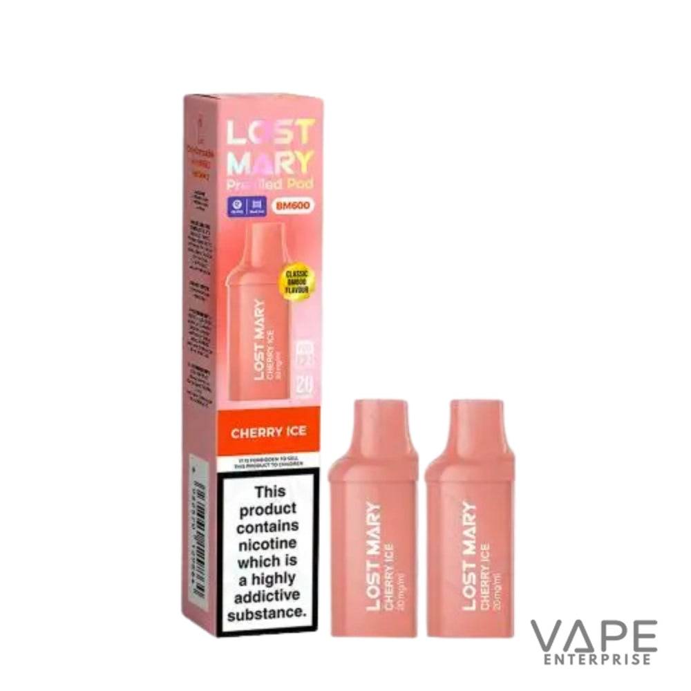 Lost Mary vape device and packaging on a white background