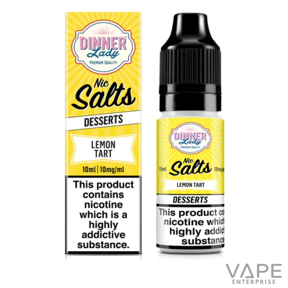 Dinner Lady Nic Salts
Lemon Tart 10mg
