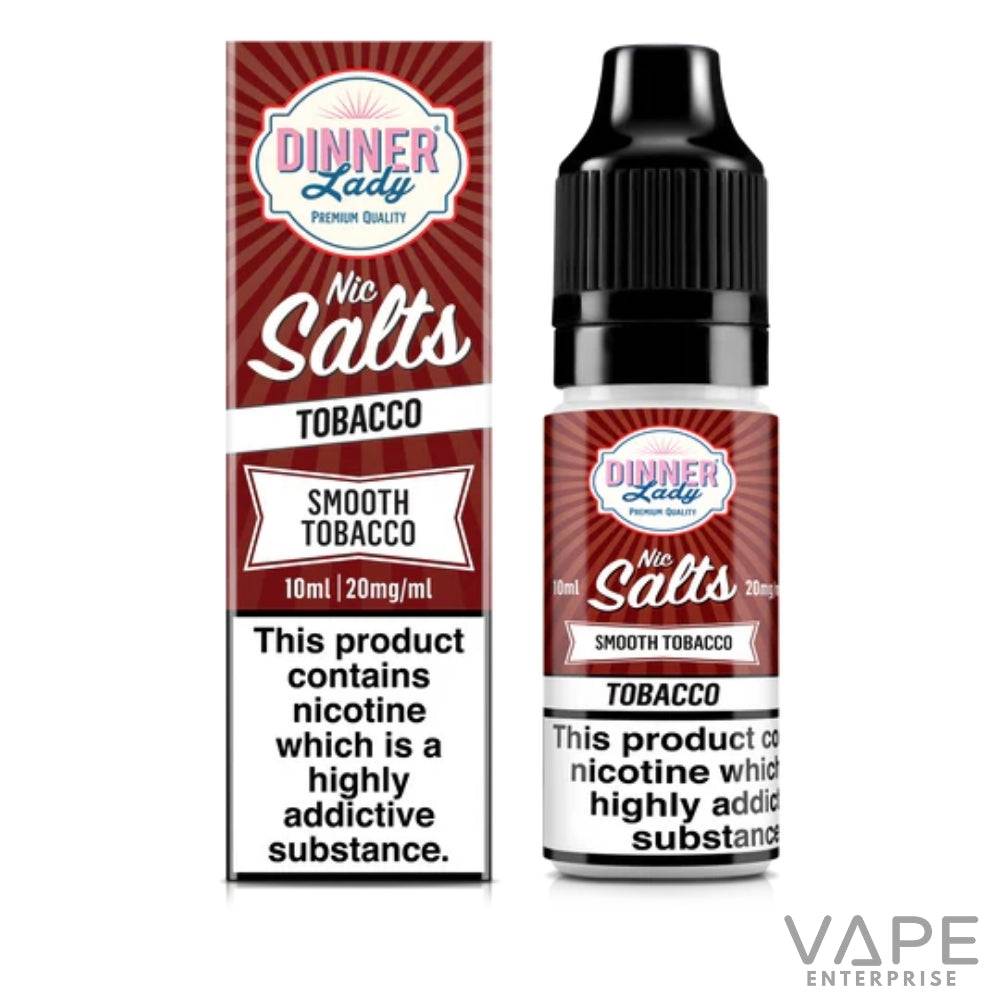 Dinner Lady Nic Salts
smooth Tobacco 20mg