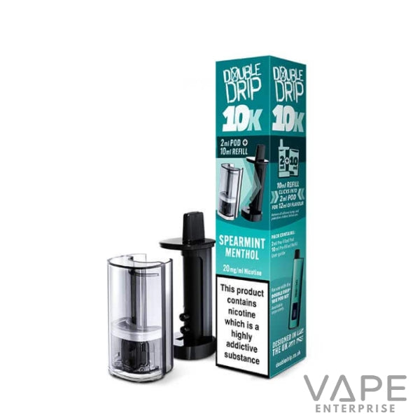 Double Drip 10k pod
spearmint_menthol