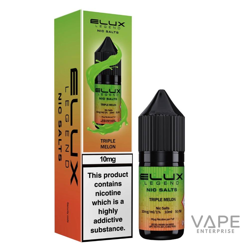 Elux Legend Nic Salts
Triple Melon