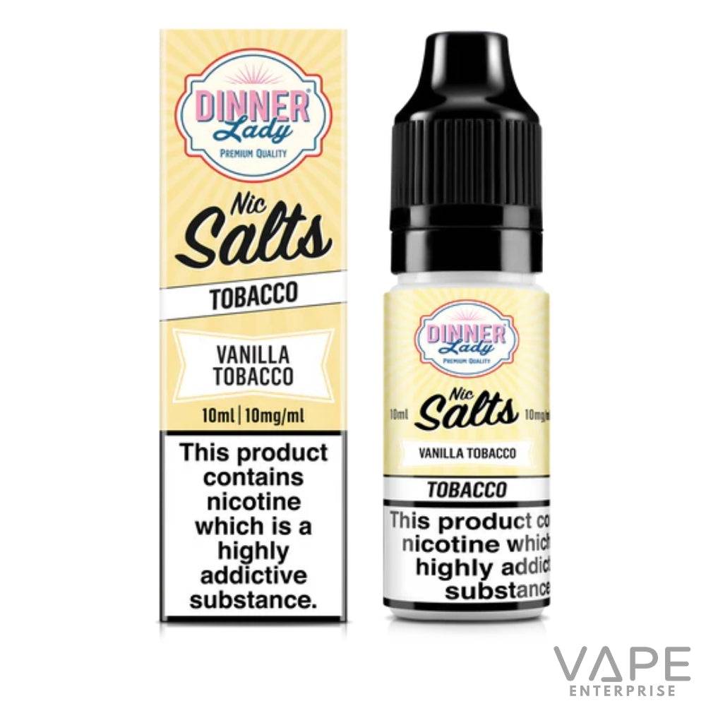 Dinner Lady Nic Salts
Vanilla Tobacco