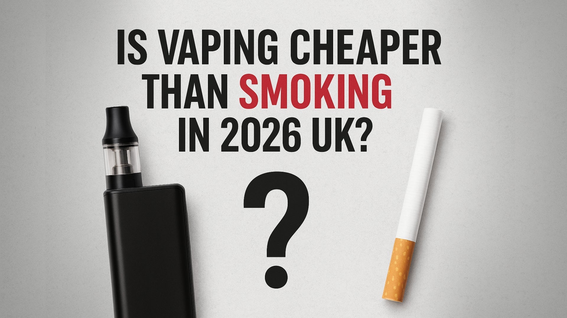 vaping vs smoking which is Cheap in 2026