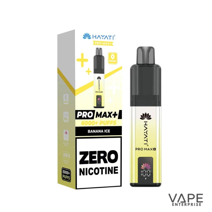 Hayati Pro Max plus 6000 Puffs - 0mg (ZERO NICOTINE)