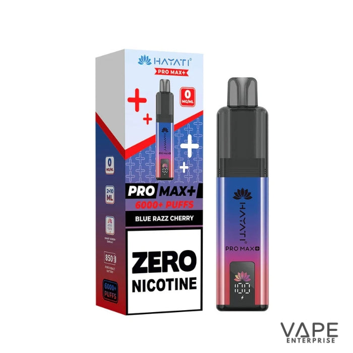 Hayati Pro Max plus 6000 Puffs - 0mg (ZERO NICOTINE)