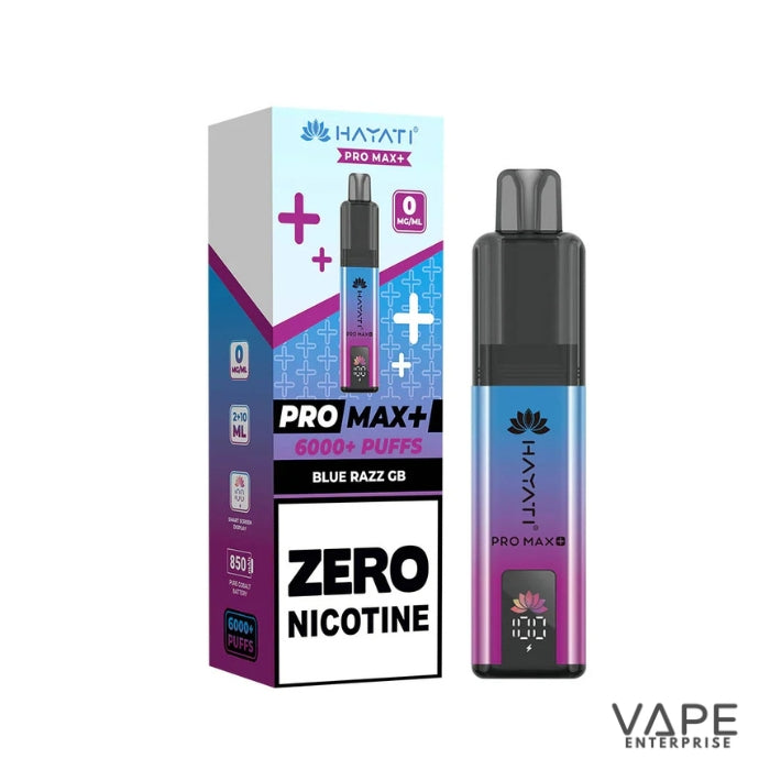 Hayati Pro Max plus 6000 Puffs - 0mg (ZERO NICOTINE)