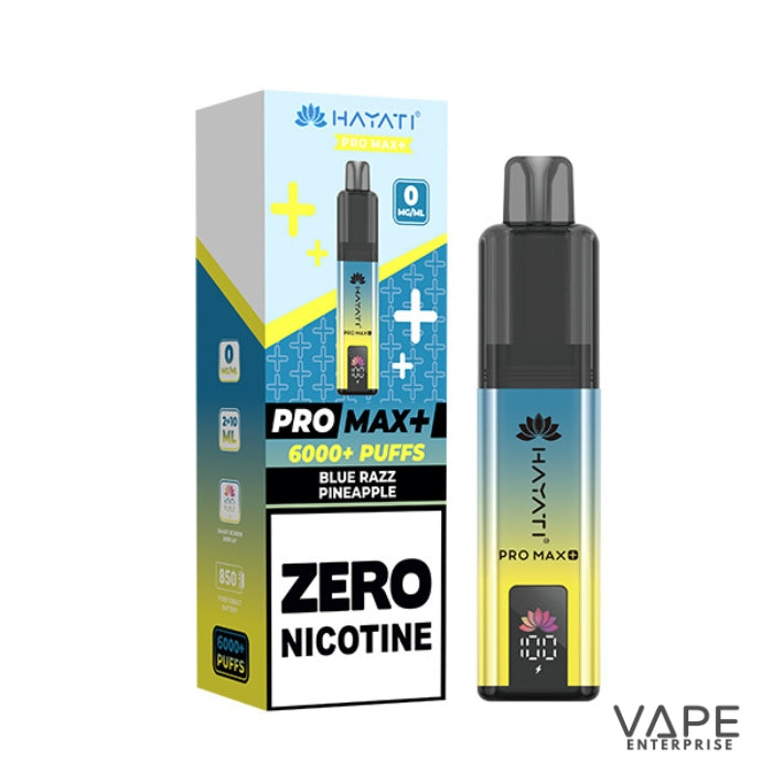 Hayati Pro Max plus 6000 Puffs - 0mg (ZERO NICOTINE)