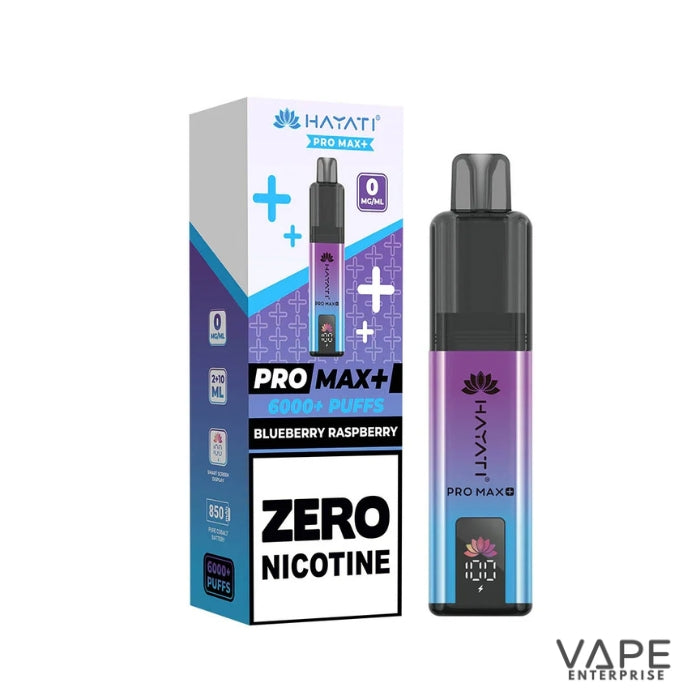 Hayati Pro Max plus 6000 Puffs - 0mg (ZERO NICOTINE)