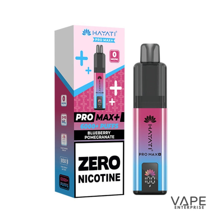 Hayati Pro Max plus 6000 Puffs - 0mg (ZERO NICOTINE)