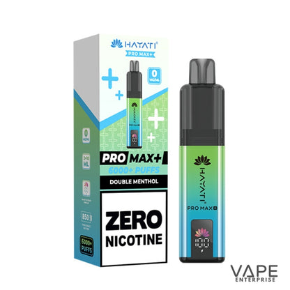 Hayati Pro Max plus 6000 Puffs - 0mg (ZERO NICOTINE)