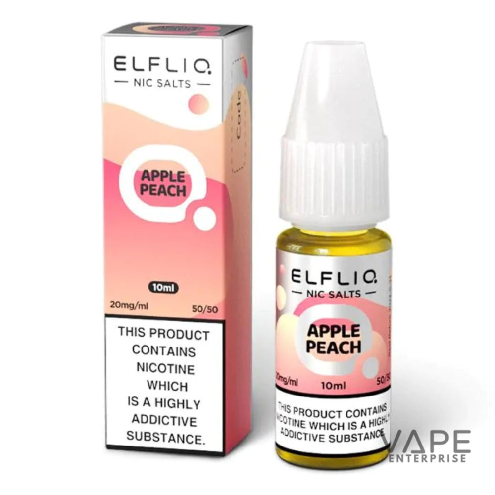 ElfLiq Nic Salt E-Liquids ApplePeach