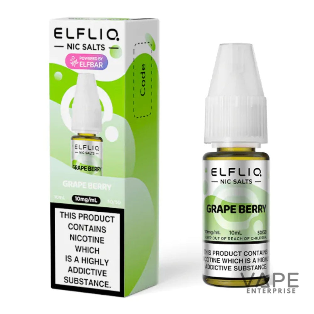 ElfLiq Nic Salt E-Liquids Grapeberry