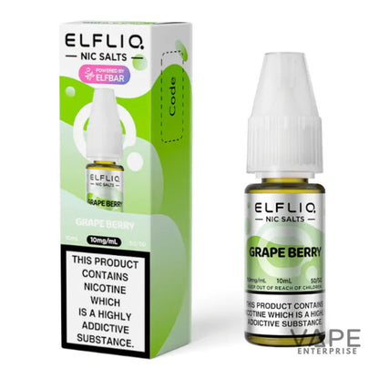 ElfLiq Nic Salt E-Liquids Grapeberry