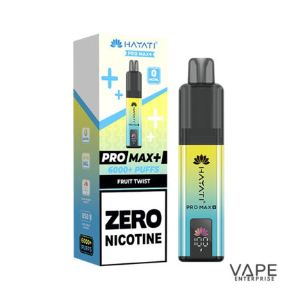 Hayati Pro Max plus 6000 Puffs - 0mg (ZERO NICOTINE)