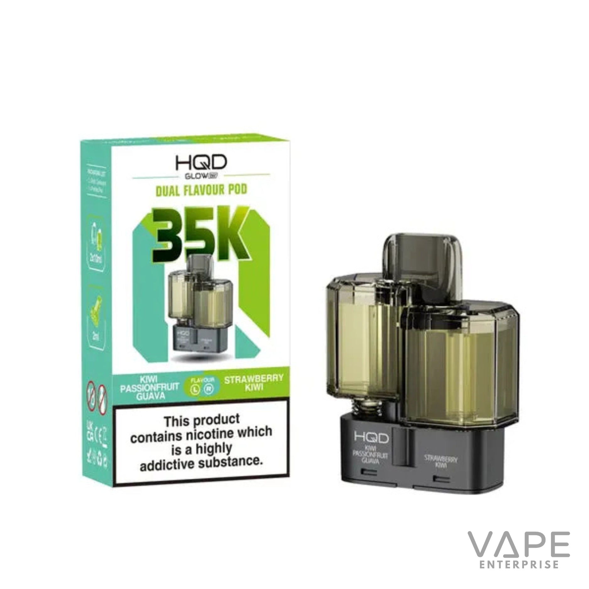 HQD Glow Air 35K Prefilled Pods Refill
