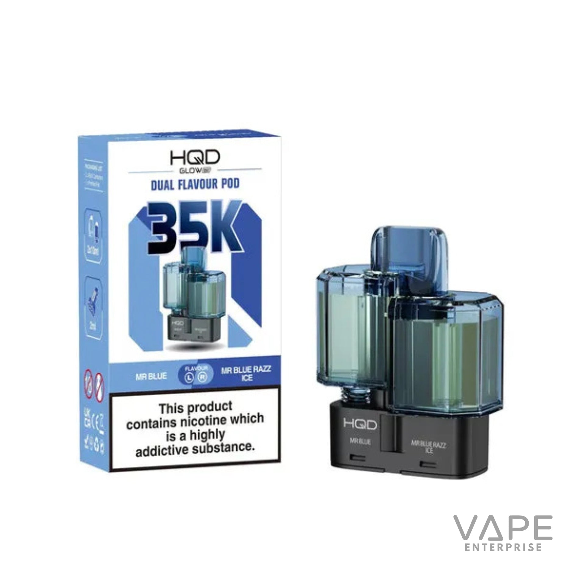 HQD Glow Air 35K Prefilled Pods Refill