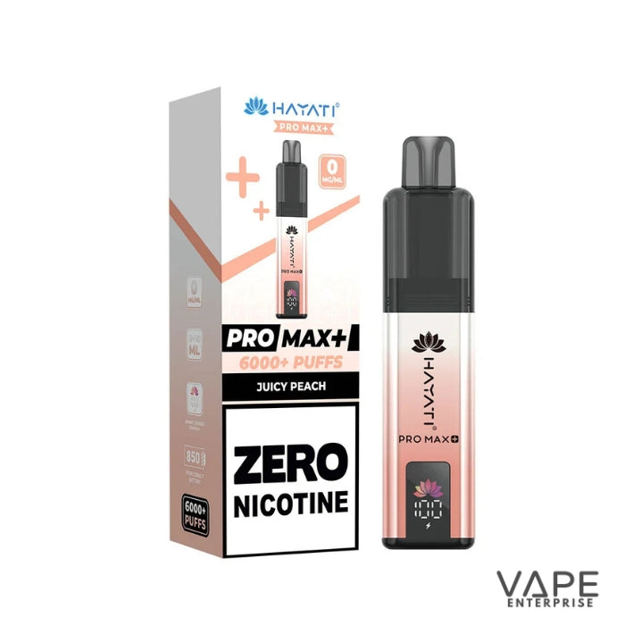 Hayati Pro Max plus 6000 Puffs - 0mg (ZERO NICOTINE)