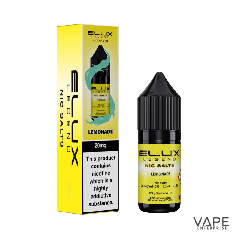 ELUX LEGEND NIC SALTS E-LIQUIDS