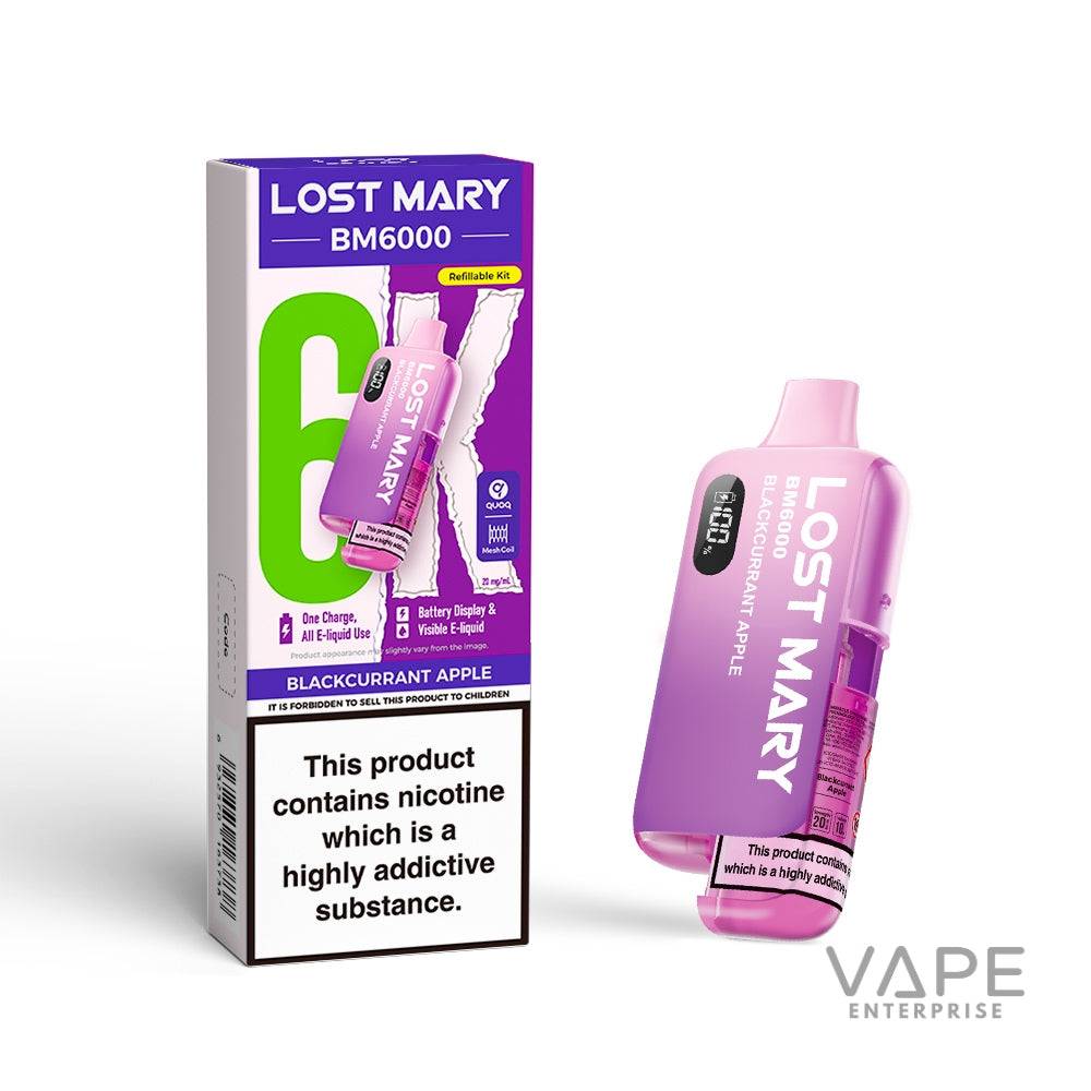 Lost Mary BM6000
Blackcurrant_Apple