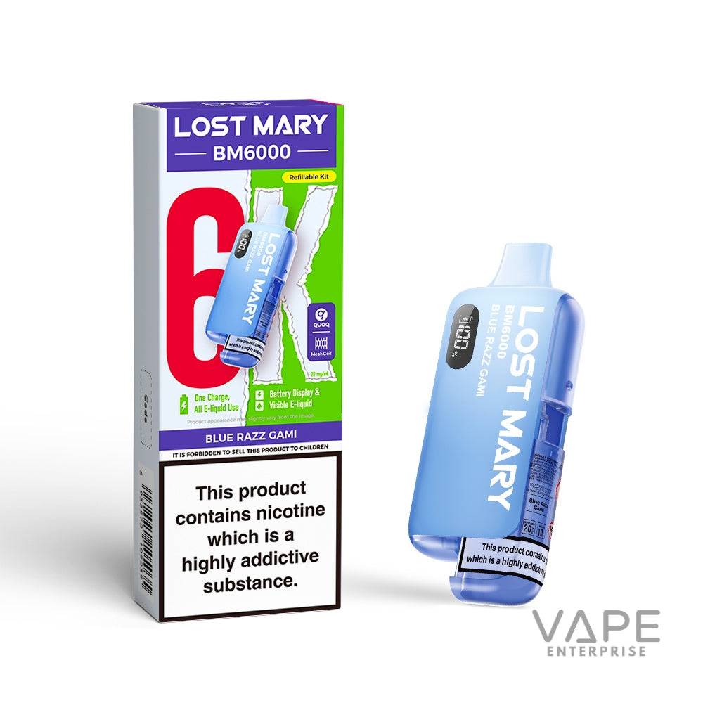 Lost Mary BM6000
Blue_Razz_Gami
