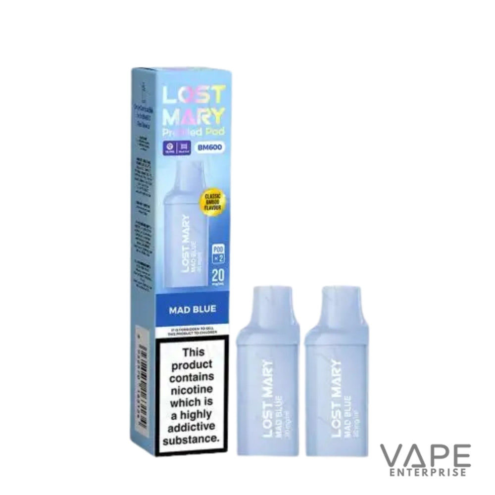 Lost Mary vape device and packaging on a white background