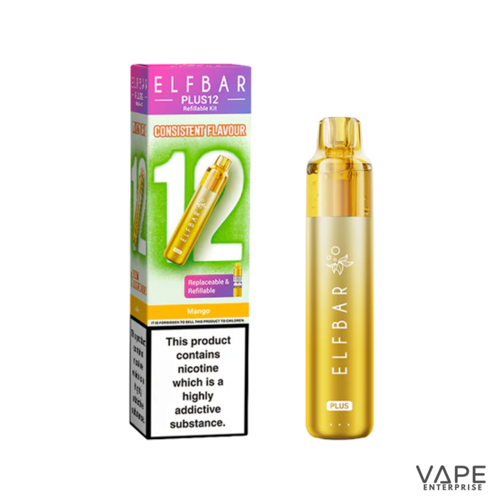 Elf Bar Plus 12 Prefilled Pod Vape Kit – Up To 12,000 Puffs