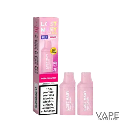Lost Mary vape device and packaging on a white background