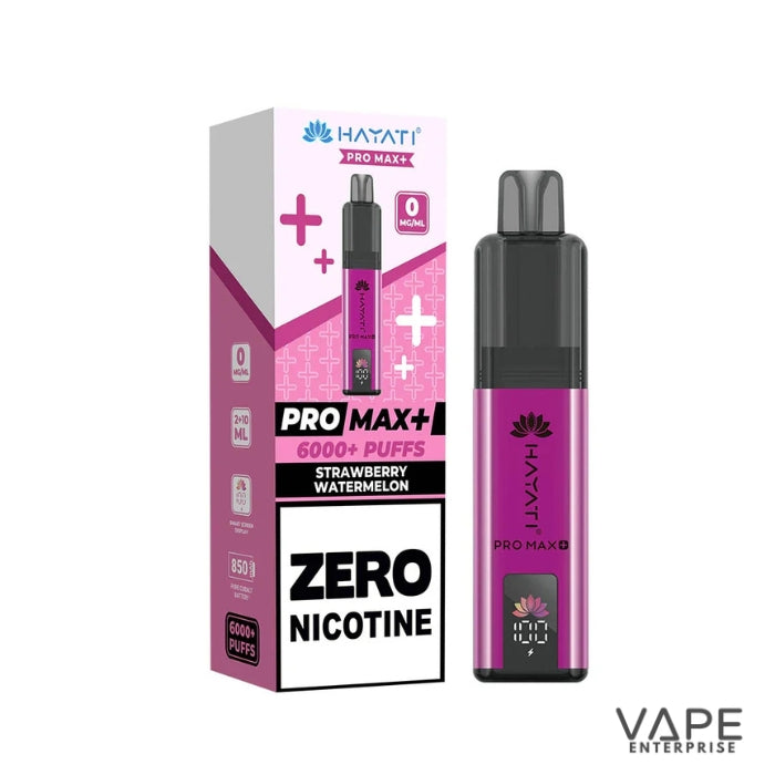 Hayati Pro Max plus 6000 Puffs - 0mg (ZERO NICOTINE)