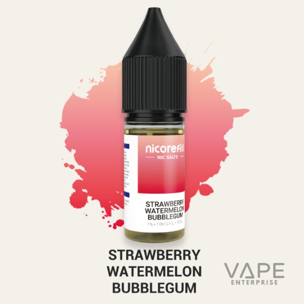 Nicotine salt bottle
'Strawberry Watermelon Bubblegum' 