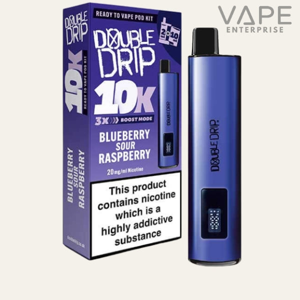 Double Drip vape pod kit 
blueberry sour raspberry