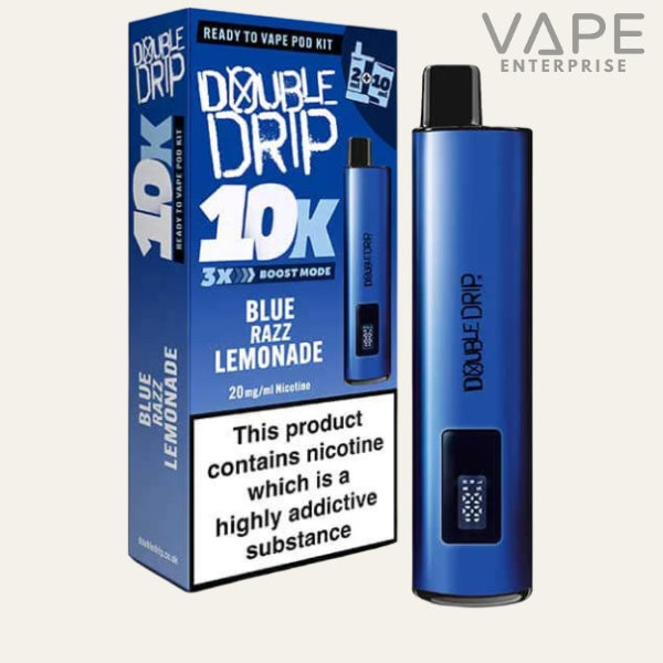 Double Drip vape pod kit 
blue razz lemonade
