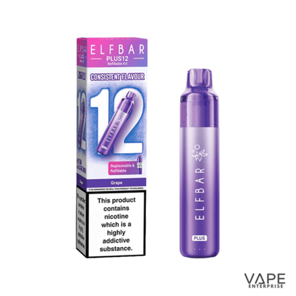 Elf Bar Plus 12 Prefilled Pod Vape Kit – Up To 12,000 Puffs