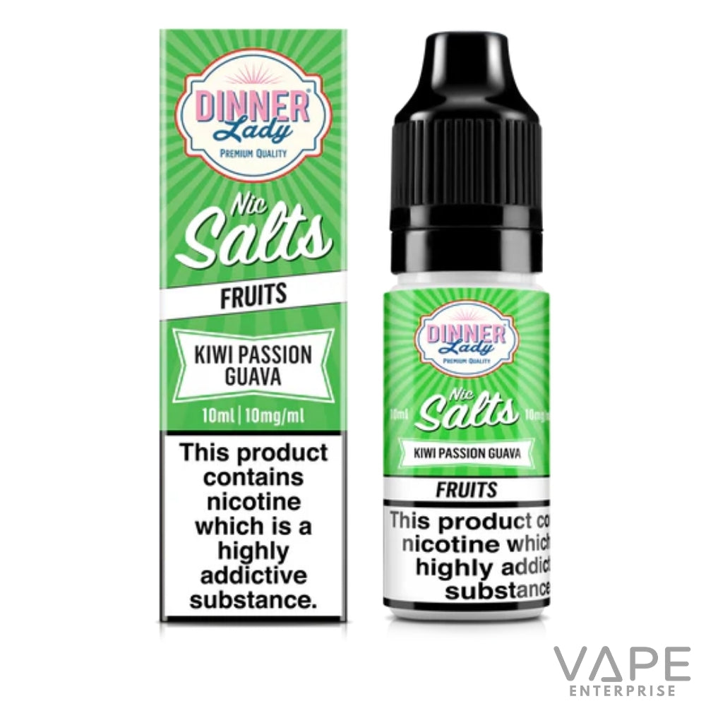 Dinner Lady Nic Salts 
Kiwi Passion Guava 