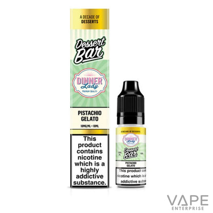 Dessert Bar Dinner Lady
 Pistachio Gelato 