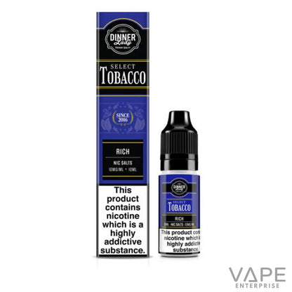 Dinner Lady Select Tobacco vape 
rich