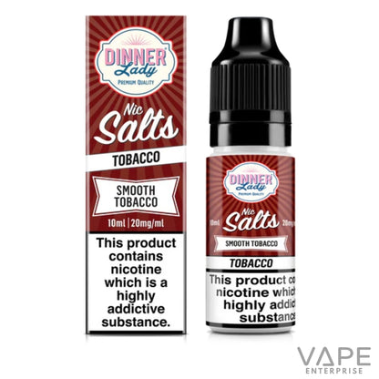 Dinner Lady Nic Salts 
smooth Tobacco 20mg
