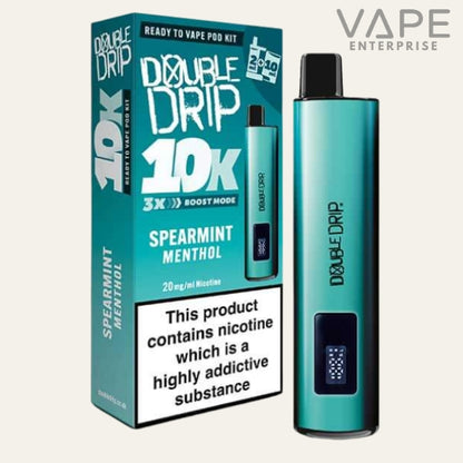 Double Drip 10K vape pod kit
spearmintmenthol