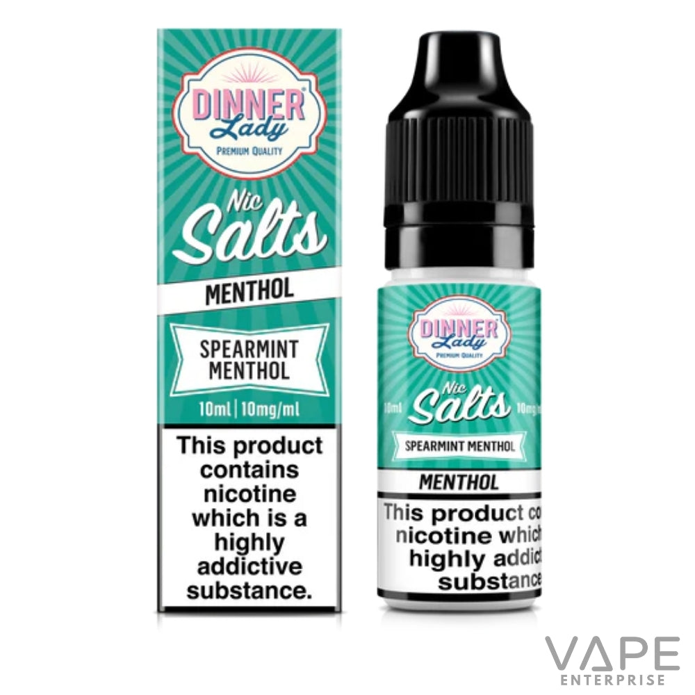Dinner Lady Nic Salts spearmint Menthol 