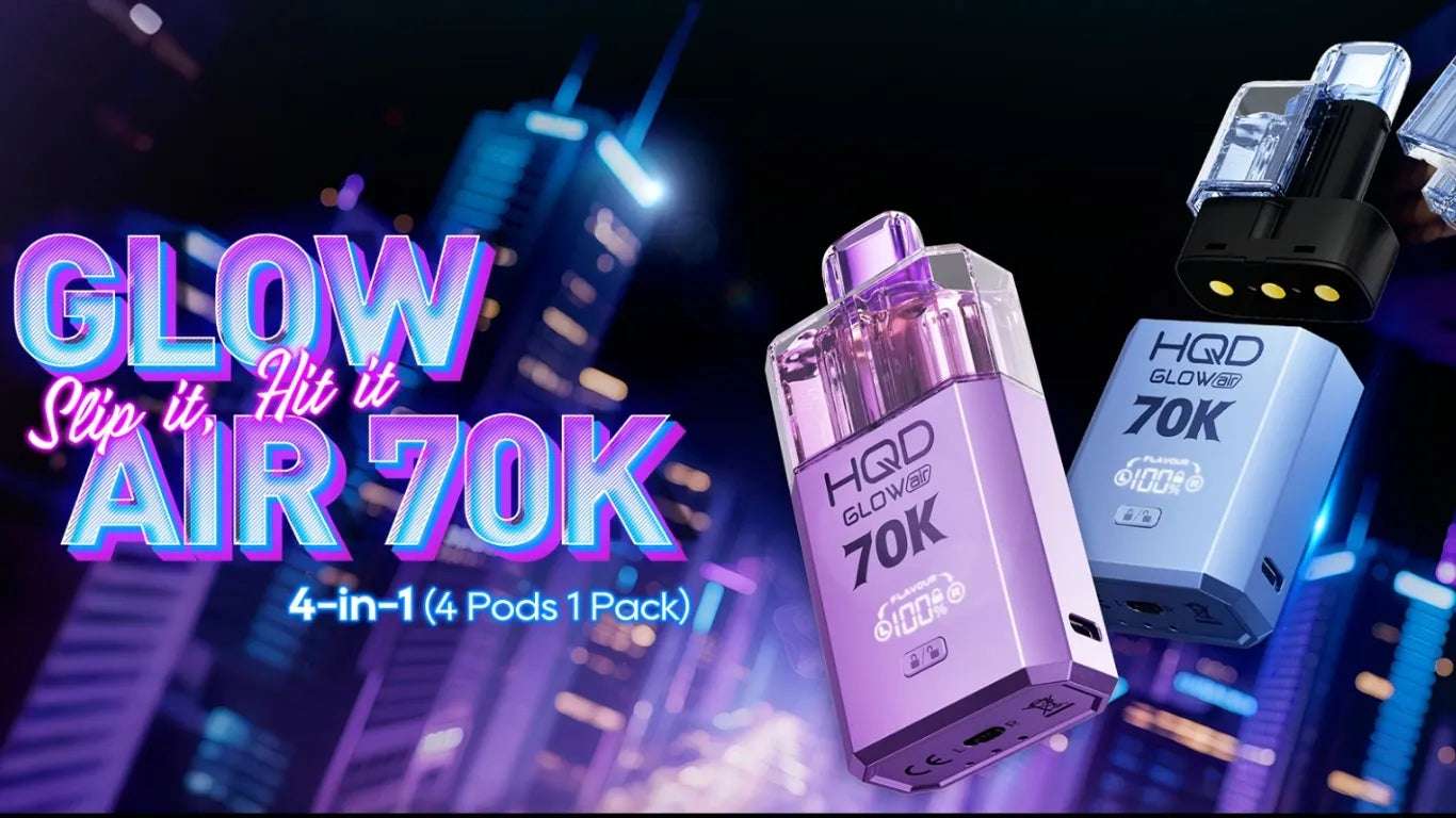 HQD Glow Air 70K Review: Best Disposable Vape Alternative (UK)