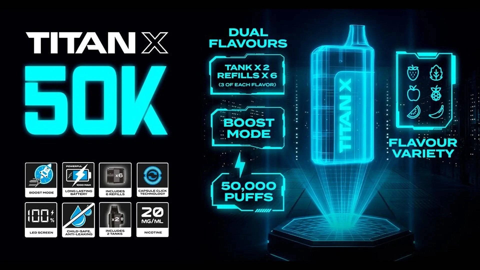 Titan X 50K Prefilled Pod Kit Review