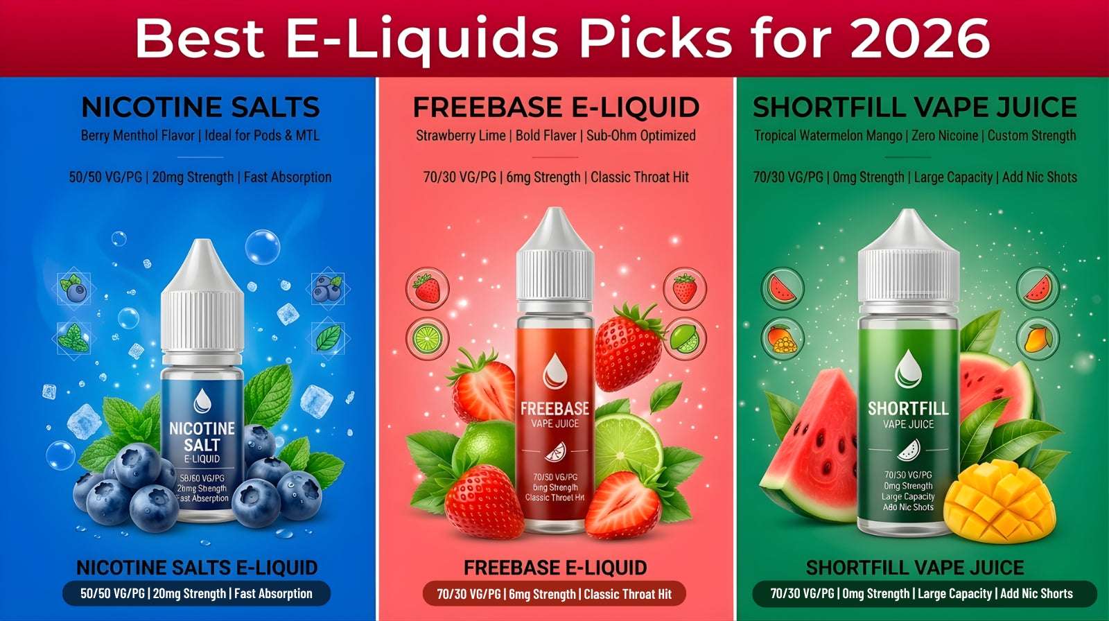 Best E-Liquids Picks for 2026 – The Ultimate UK Vaper’s Guide (Flavour, Quality & Value)