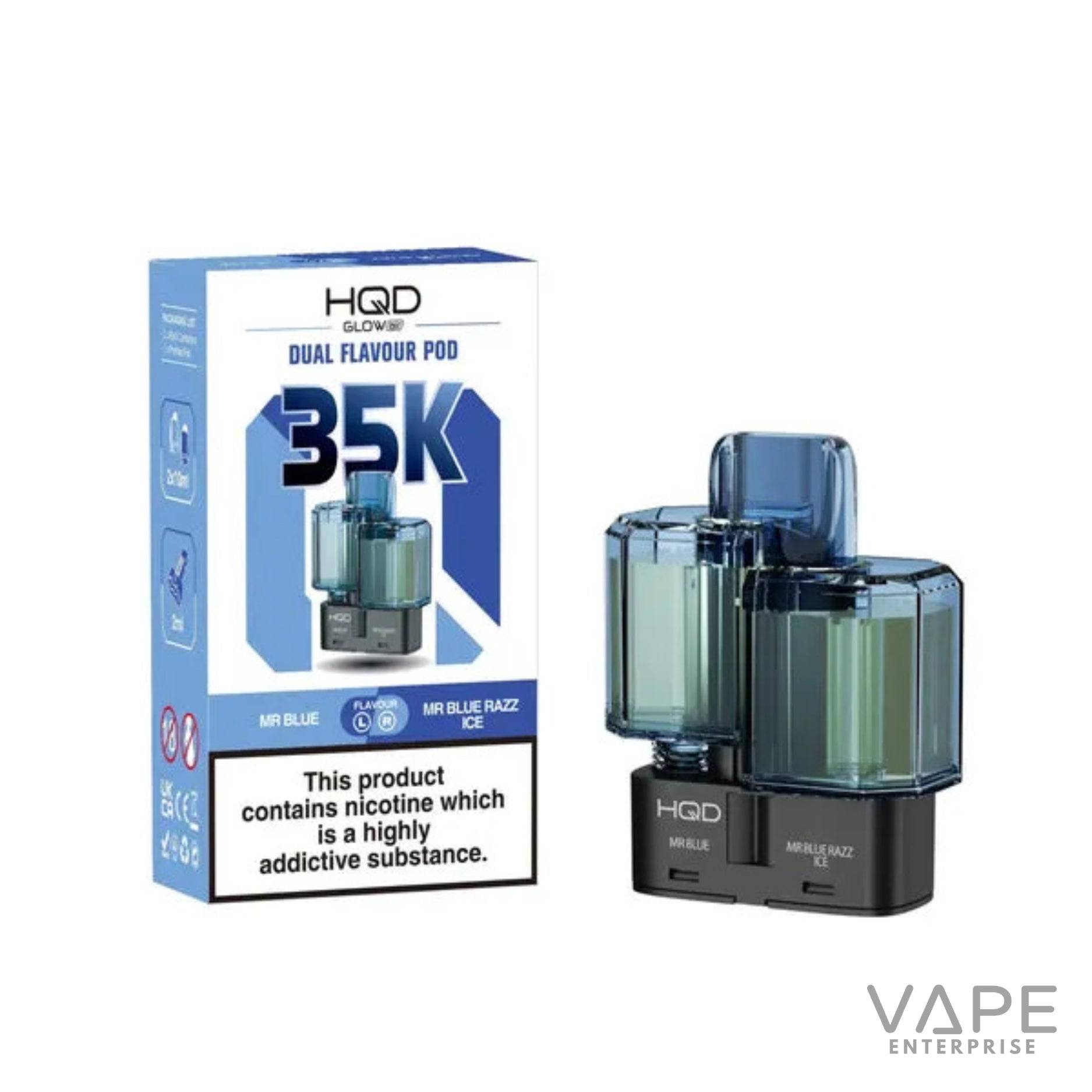 HQD Glow Air 35K Prefilled Pods Refill - Image 11