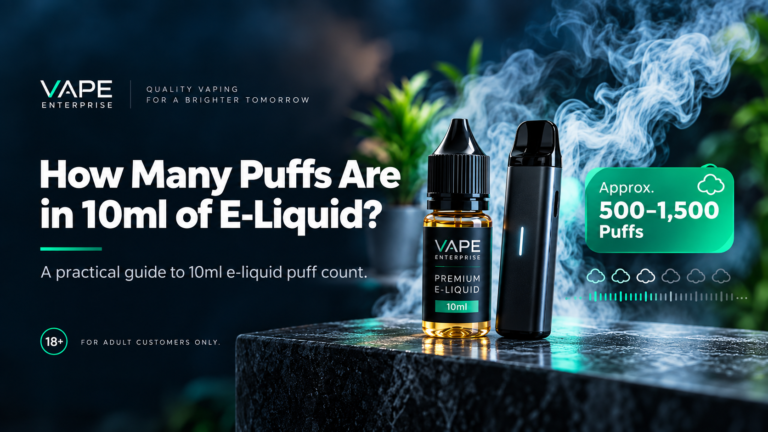 How Many Puffs Are in 10ml of E-Liquid